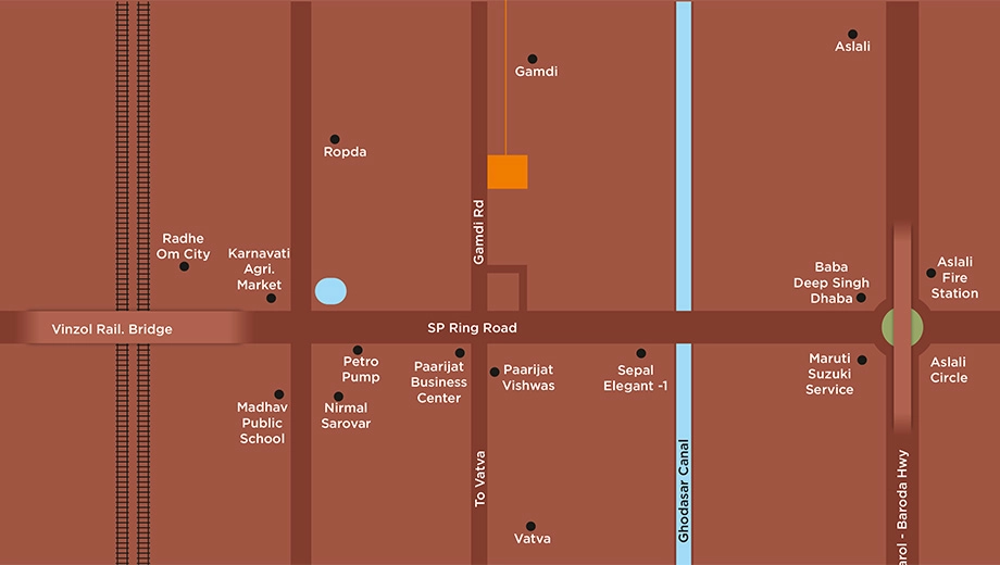 Location of Sneh Sunrise Skyz - Image 408930