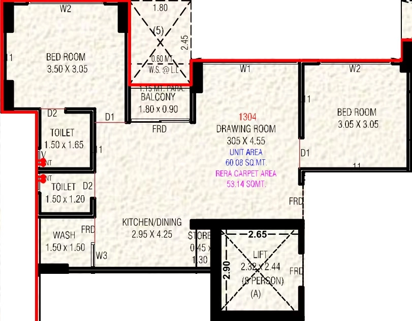 2 BHK Flat in VSF SVS Hi Stories in Nirnay Nagar, Ahmedabad - Image 920695