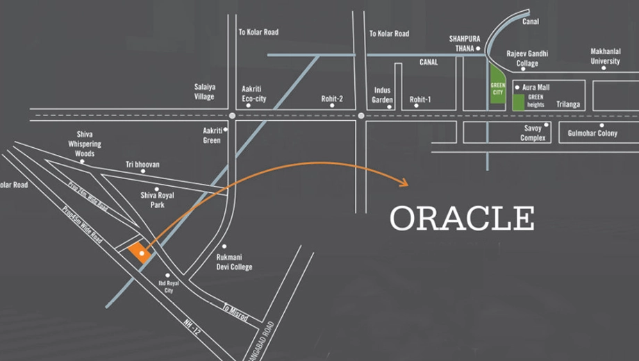 Location of Oracle By Raksha in Bawadiya Kalan, Bhopal - Image 409341