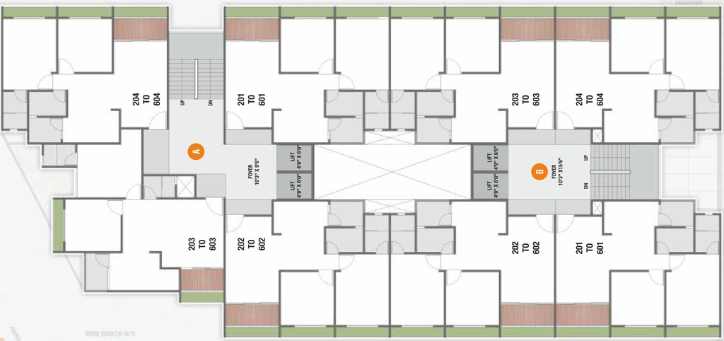 Floor Plan of Swami Dominance in Sanand, Ahmedabad - Image 409000