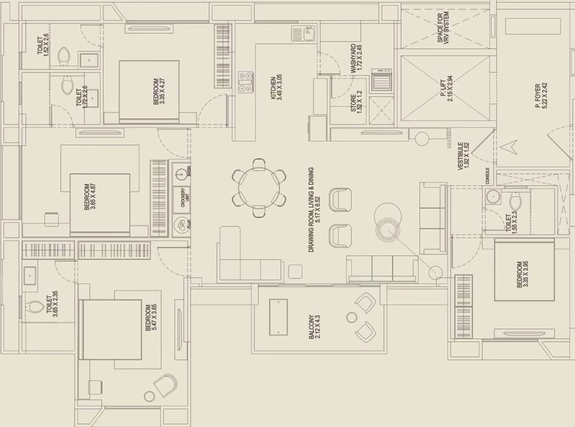 4 BHK Flat in The Emberlynn 2 in Satellite, Ahmedabad - Image 920705