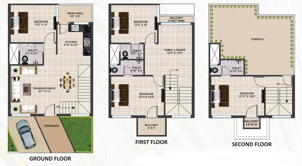 4 BHK House/Villa in Mukund Majesty in Bawadiya Kalan, Bhopal - Image 920820