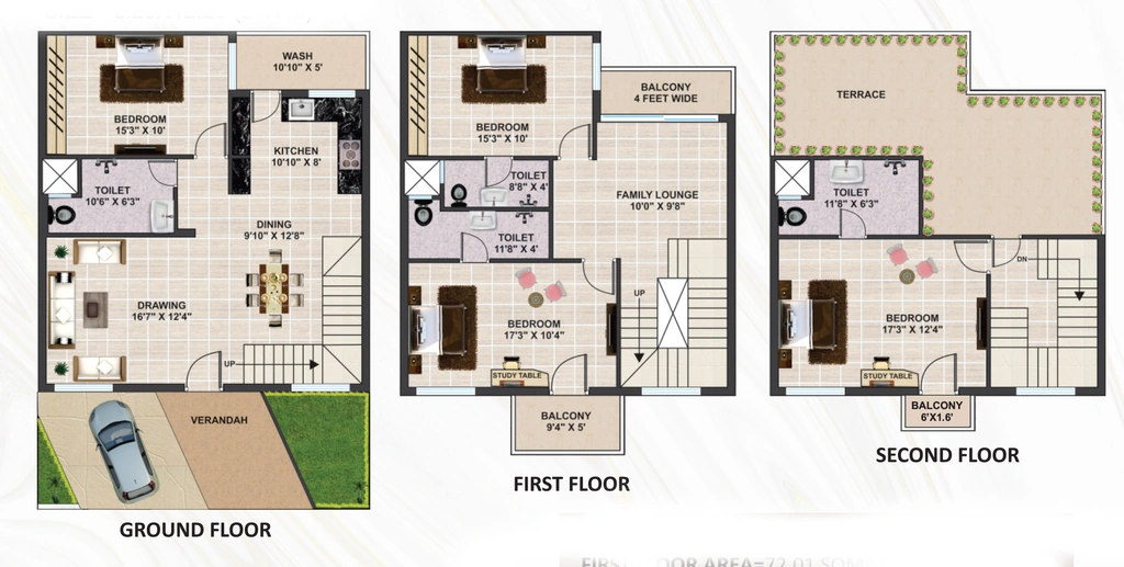 4 BHK House/Villa in Mukund Majesty in Bawadiya Kalan, Bhopal - Image 920821