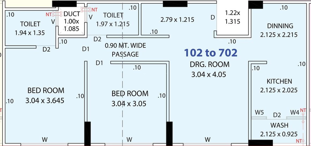 2 BHK Flat in Virat Icon in Paldi, Ahmedabad - Image 920710