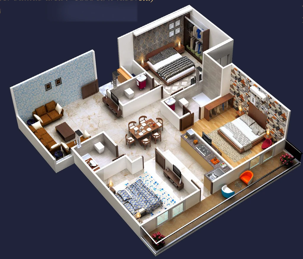 3 BHK Flat in Samara Gold in Bawadiya Kalan, Bhopal - Image 920843