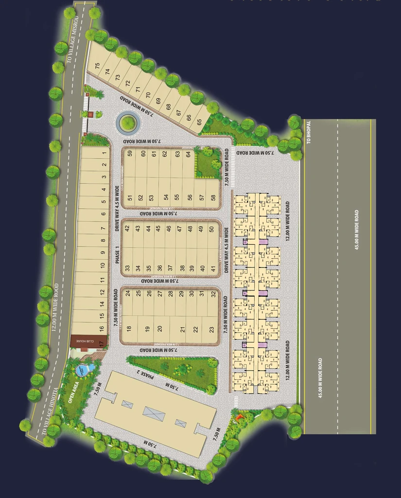 Master Plan of Samara Gold in Bawadiya Kalan, Bhopal - Image 409371