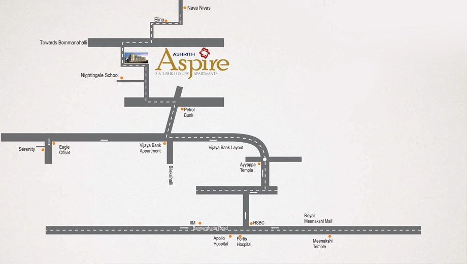 Location of Ashrith Aspire - Image 409102