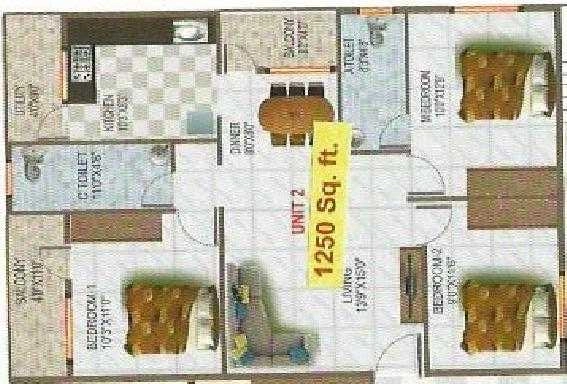 3 BHK Flat in Asrithas Happy Living in Bommanahalli, Bangalore - Image 920726