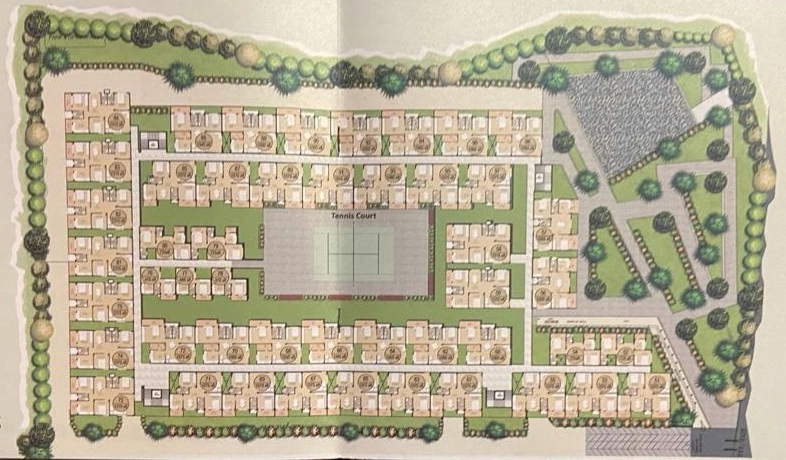 Master Plan of Mahaveer Orchids in Choodasandra, Bangalore - Image 409159
