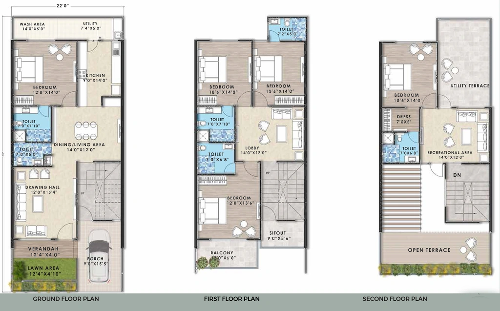 5 BHK House/Villa in Agrawal Sagar Elite in Bawadiya Kalan, Bhopal - Image 920809
