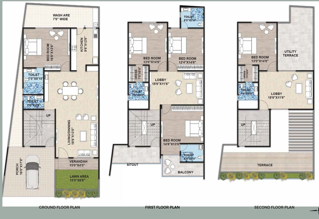 5 BHK House/Villa in Agrawal Sagar Elite in Bawadiya Kalan, Bhopal - Image 920811