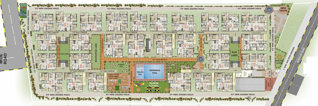 Master Plan of Sai Platinum Greenfields in JP Nagar, Bangalore - Image 409118