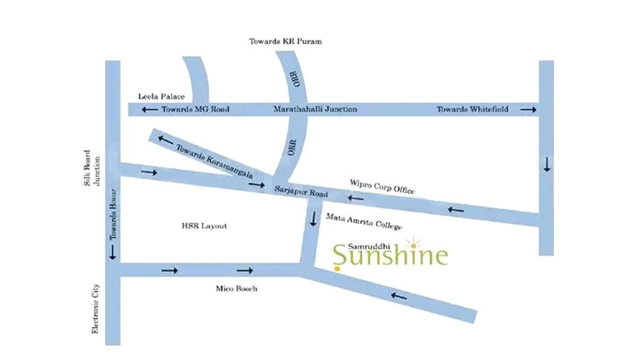 Location of Samruddhi Sunshine - Image 409075
