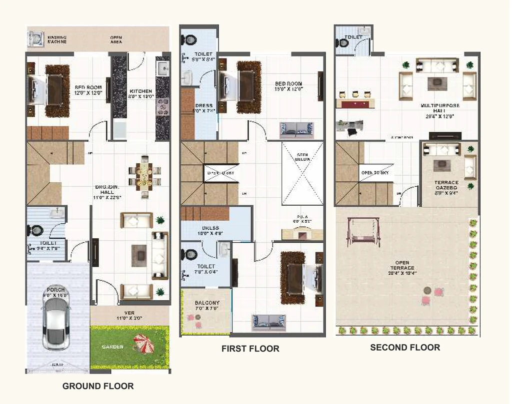 4 BHK House/Villa in Sigma Viyansh Vihar in Bagmugaliya, Bhopal - Image 920803