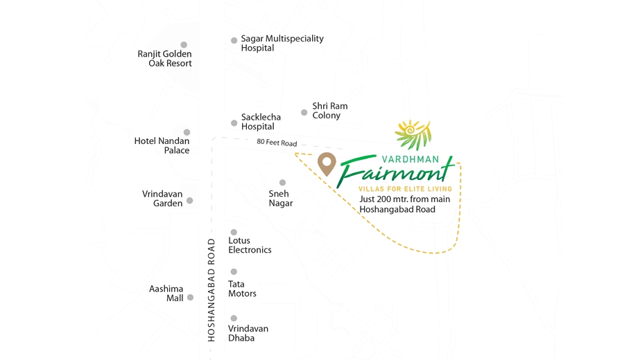 Location of Vardhman Fairmont - Image 410025