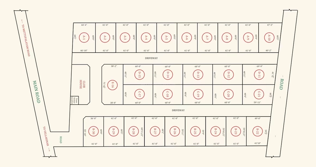 Master Plan of Sreevatsa Kailash in Vellakinar, Coimbatore - Image 409167