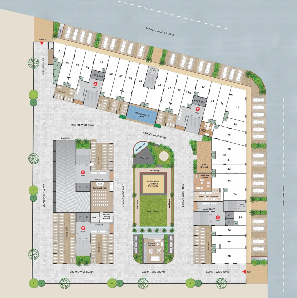 Master Plan of Vincitore Valley in Hathijan, Ahmedabad - Image 409269