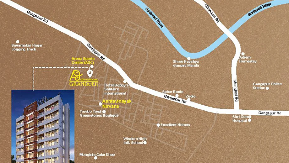 Location of Ashtavinayak Grandeur - Image 409323