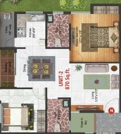 2 BHK Flat in Shivaganga Swagath in Bommanahalli, Bangalore - Image 920951