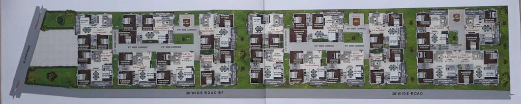 Master Plan of Sumukha Serenity in Bommanahalli, Bangalore - Image 409642