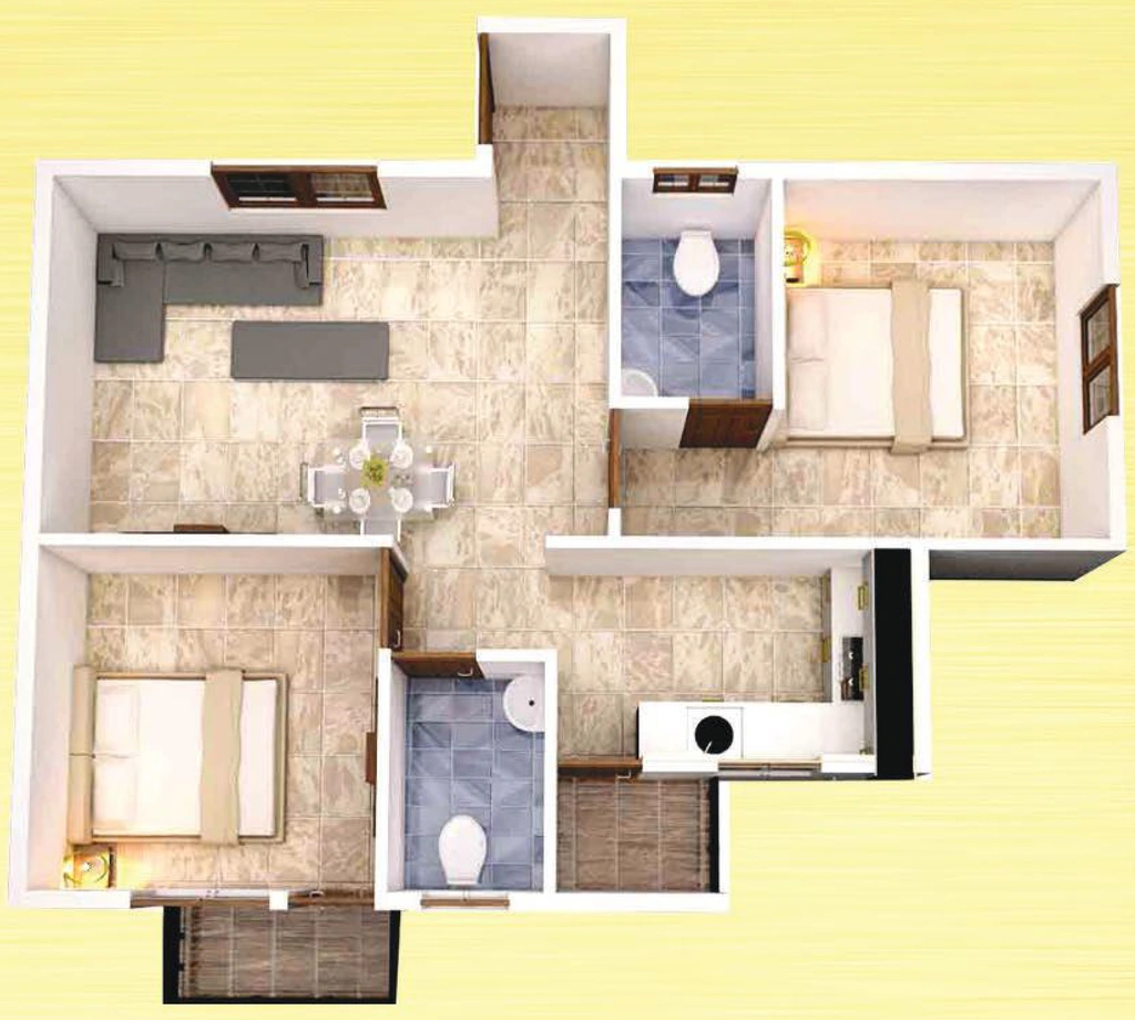 2 BHK Flat in Vista Innovation in Bommanahalli, Bangalore - Image 921001