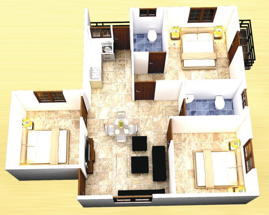 3 BHK Flat in Vista Innovation in Bommanahalli, Bangalore - Image 921002