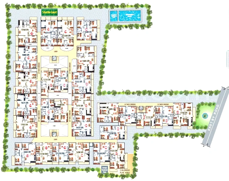 Master Plan of Wise Golden Rays in Bommanahalli, Bangalore - Image 409634