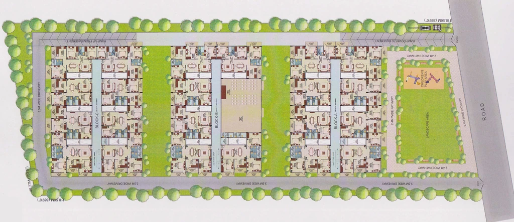 Master Plan of Ahad Silver Pearl in Choodasandra, Bangalore - Image 409651