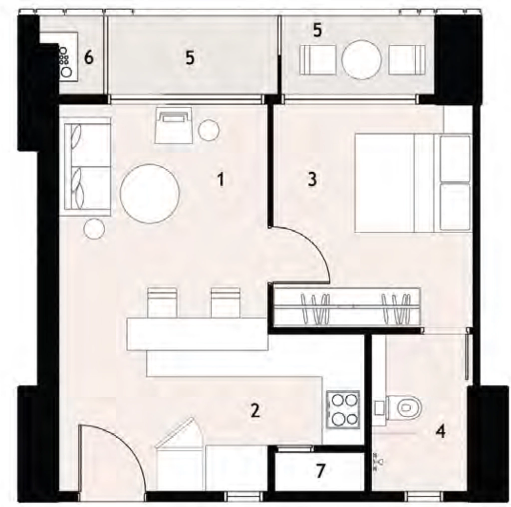 1 BHK Flat in Lodha Enchante in Wadala East, Mumbai - Image 920844