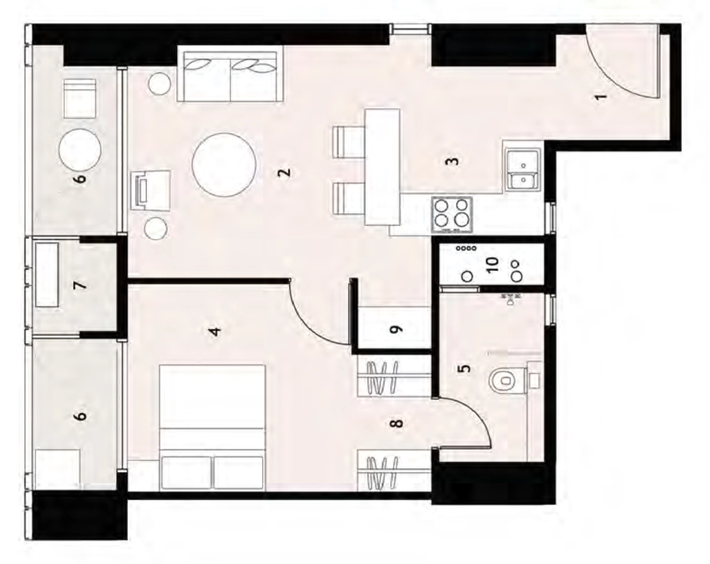 1 BHK Flat in Lodha Enchante in Wadala East, Mumbai - Image 920845