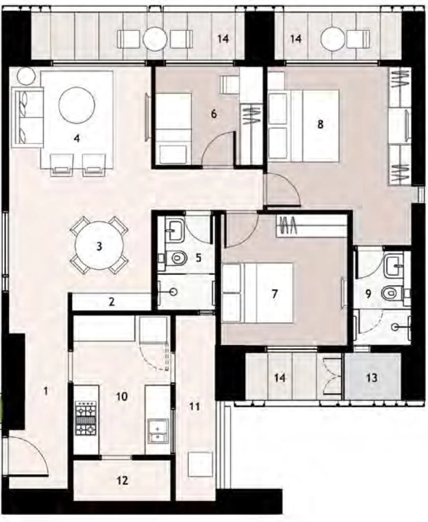 3 BHK Flat in Lodha Enchante in Wadala East, Mumbai - Image 920847
