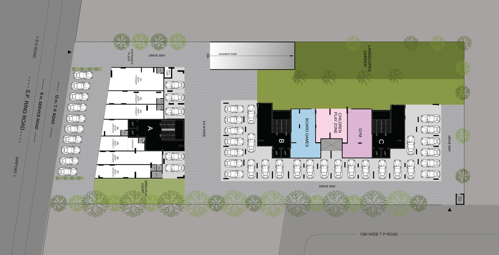 Master Plan of Sangath Province in Zundal, Ahmedabad - Image 409424