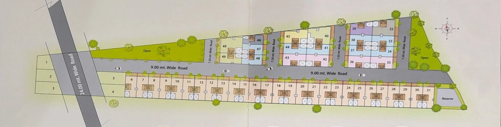 Master Plan of Villa Priyadarshini Pragyan in Misrod, Bhopal - Image 409888
