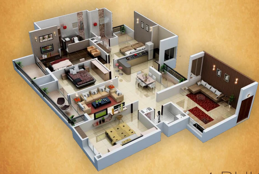 3 BHK Flat in Faith Richmont Heights in Kolar Road, Bhopal - Image 921041