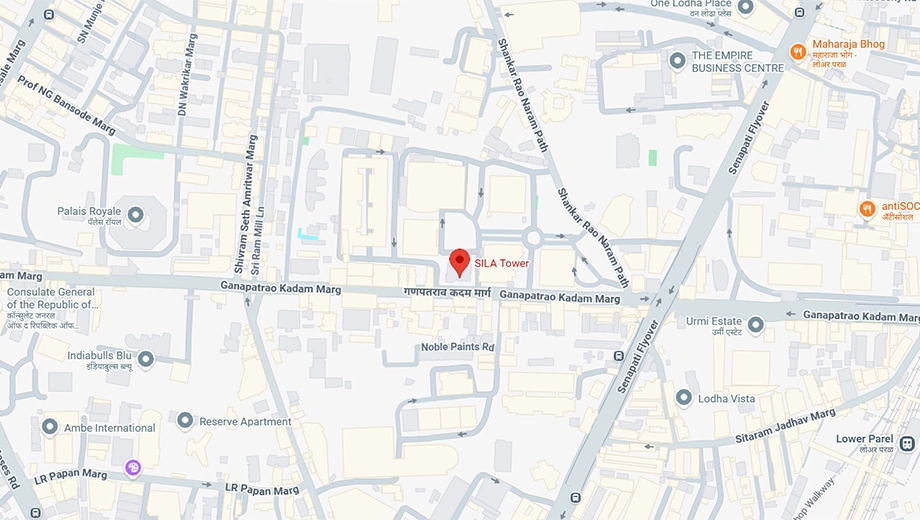Location of Sila Tower in Lower Parel West, Mumbai - Image 409482
