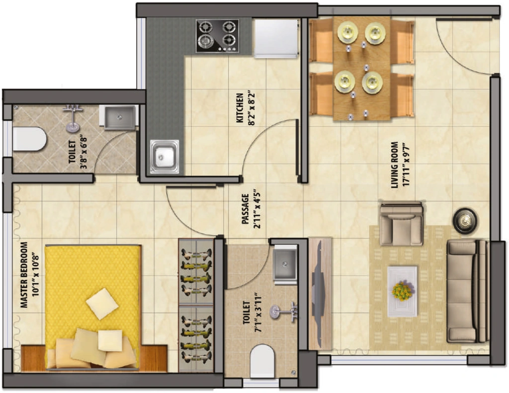 1 BHK Flat in Space Shreeji Serenity in Dadar East, Mumbai - Image 920897