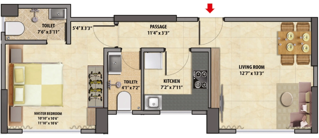 1 BHK Flat in Space Shreeji Serenity in Dadar East, Mumbai - Image 920898