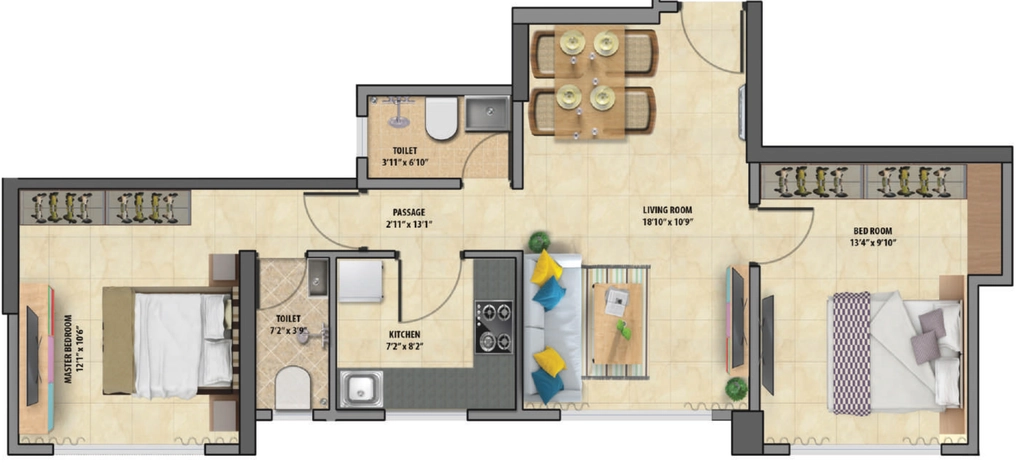 2 BHK Flat in Space Shreeji Serenity in Dadar East, Mumbai - Image 920899