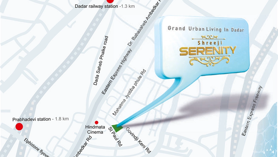 Location of Space Shreeji Serenity - Image 409498