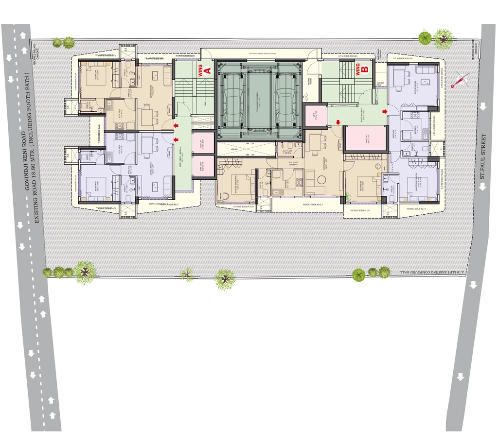 Master Plan of Space Shreeji Serenity in Dadar East, Mumbai - Image 409500