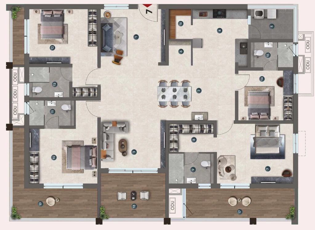 4 BHK Flat in Yula Neo in Kokapet, Hyderabad - Image 920912