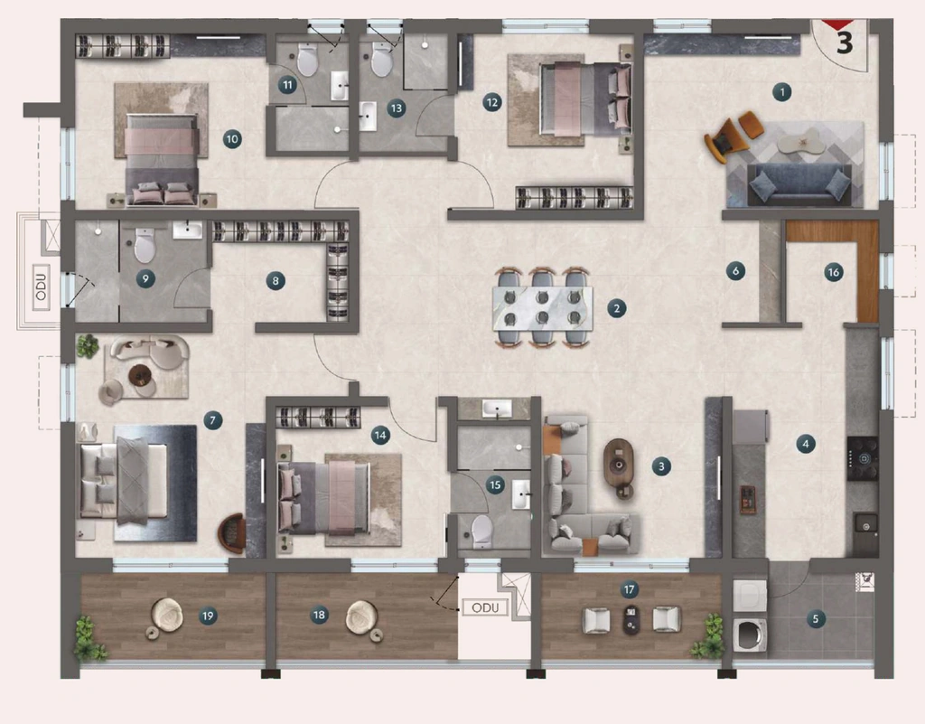 4 BHK Flat in Yula Neo in Kokapet, Hyderabad - Image 920913
