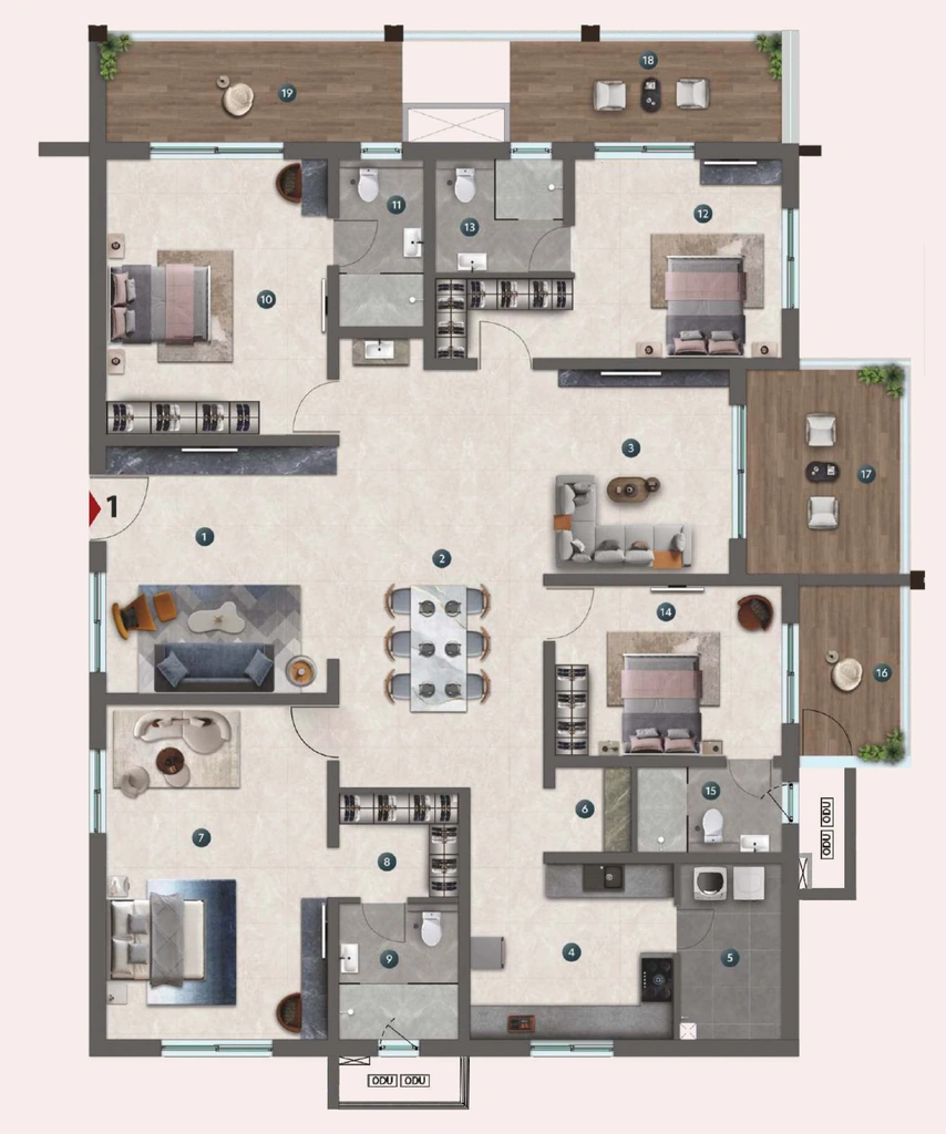 4 BHK Flat in Yula Neo in Kokapet, Hyderabad - Image 920914