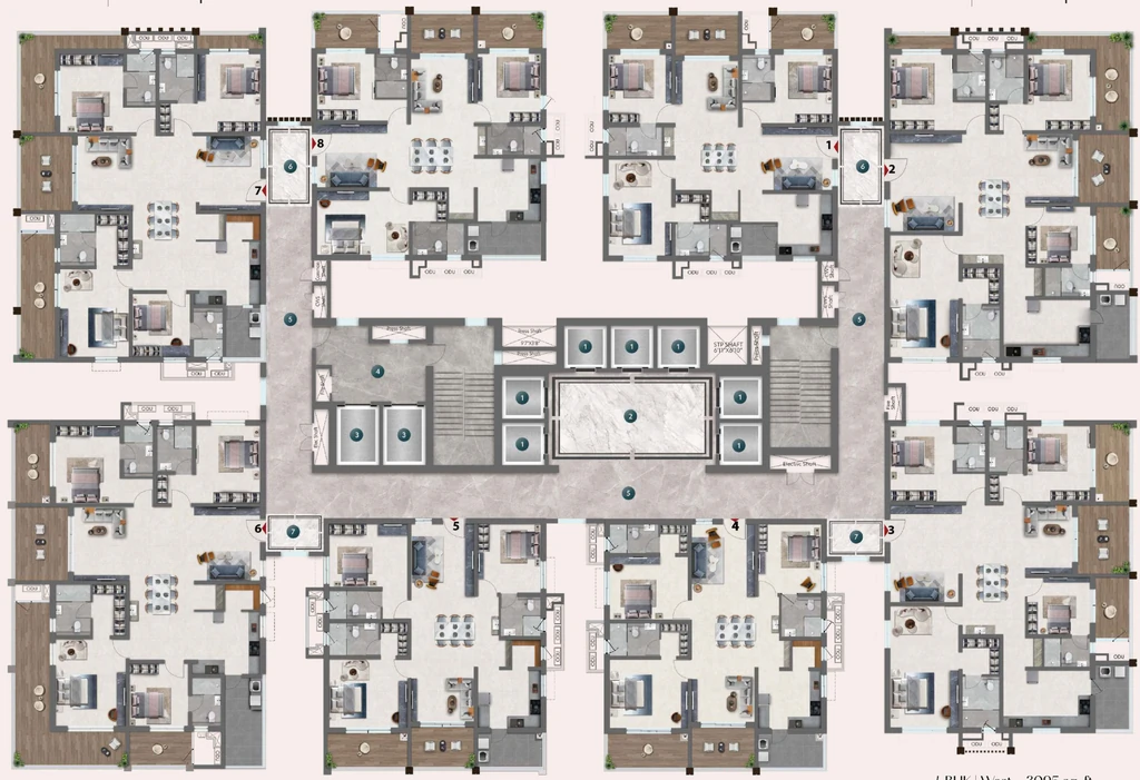 Floor Plan of Yula Neo in Kokapet, Hyderabad - Image 409544