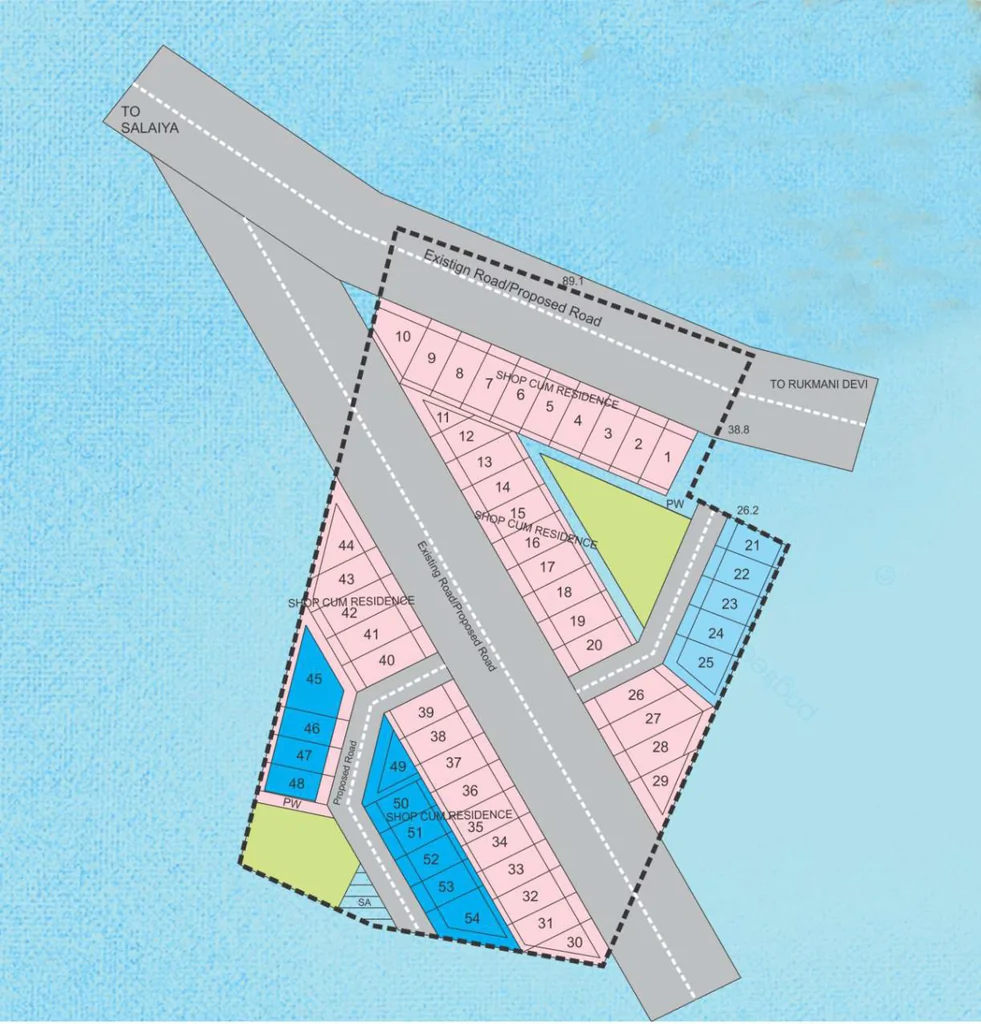 Master Plan of Ambaji Singapore Grand in Misrod, Bhopal - Image 409823