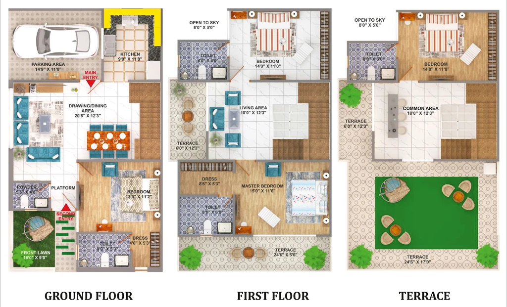 4 BHK House/Villa in Escon Villas in Sector 150, Noida - Image 920919