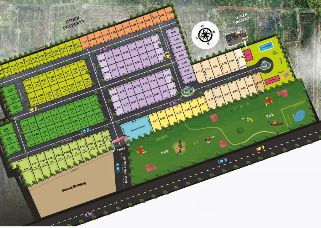 Master Plan of Escon Villas in Sector 150, Noida - Image 409560