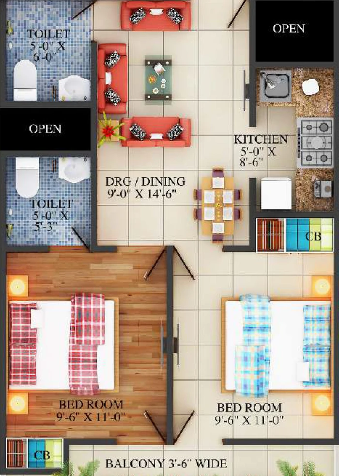 2 BHK Flat in ABCZ East Sapphiree in Sector 45, Noida - Image 920956