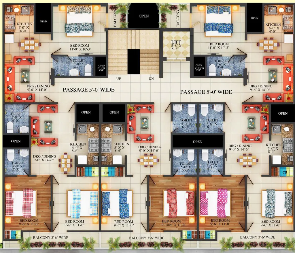 Floor Plan of ABCZ East Sapphiree in Sector 45, Noida - Image 409658