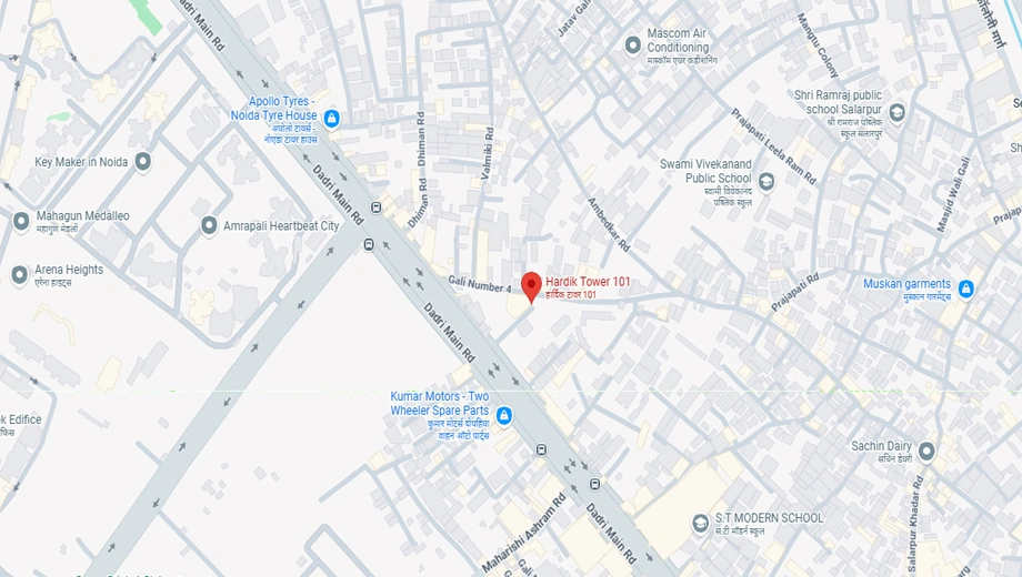 Location of Equity Hardik Tower 101 - Image 409662